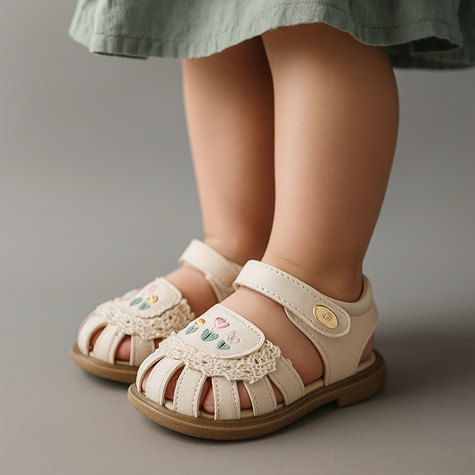 Gartenzauber™ Sandale – Florale Süße