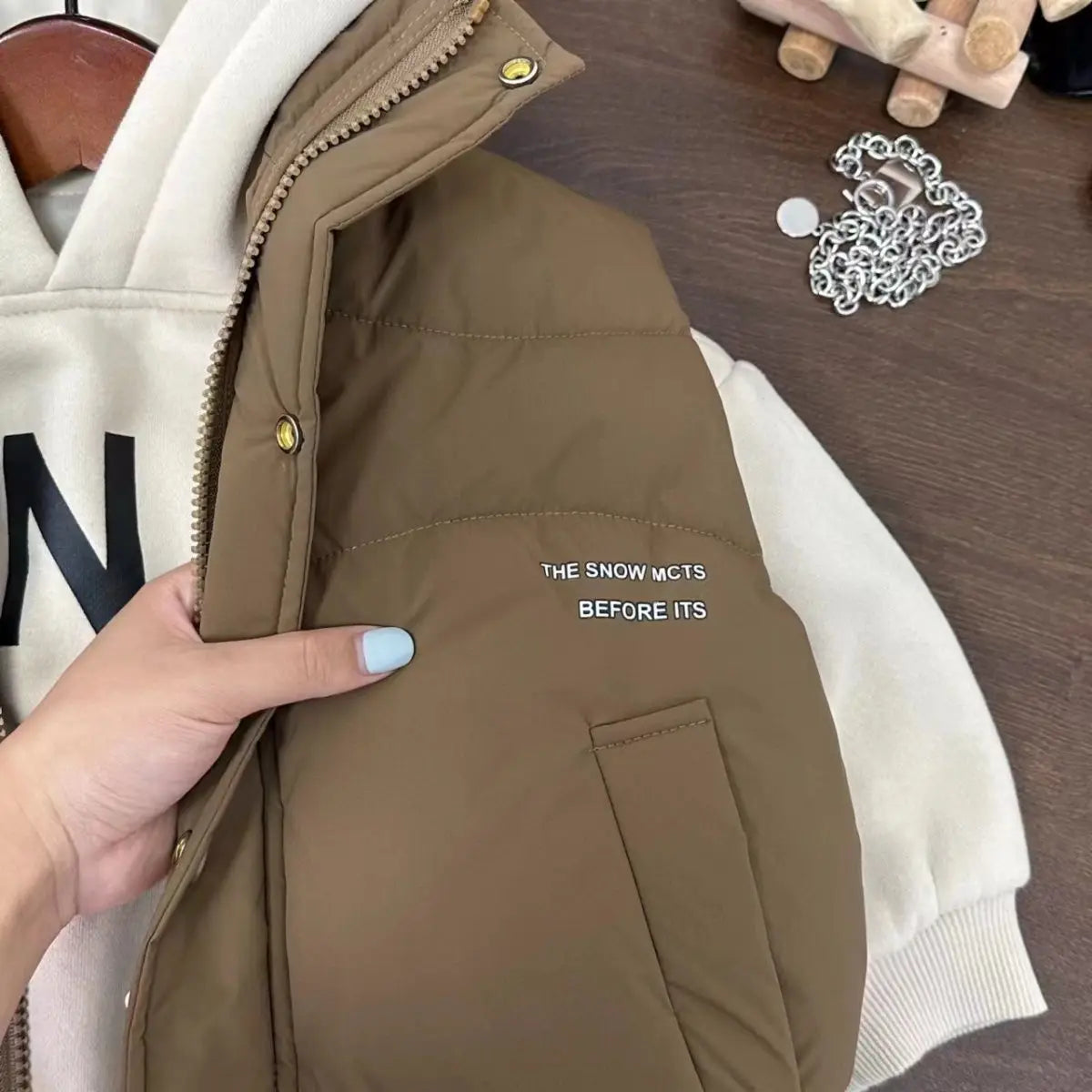 Denim Kids™ Weste – Stil, Wärme, Vielseitigkeit