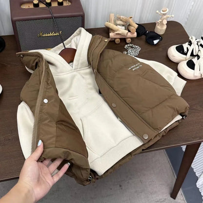 Denim Kids™ Weste – Stil, Wärme, Vielseitigkeit